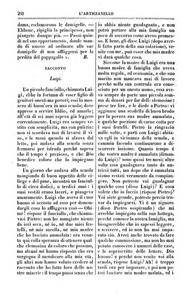 L'artigianello letture morali, religiose ed istruttive per servire alle scuole notturne di religione e alle famiglie