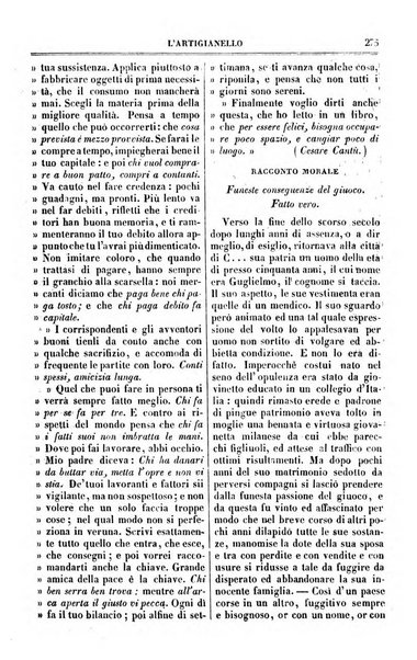 L'artigianello letture morali, religiose ed istruttive per servire alle scuole notturne di religione e alle famiglie