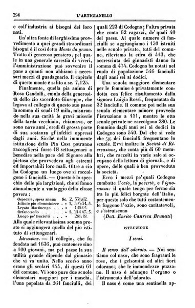 L'artigianello letture morali, religiose ed istruttive per servire alle scuole notturne di religione e alle famiglie