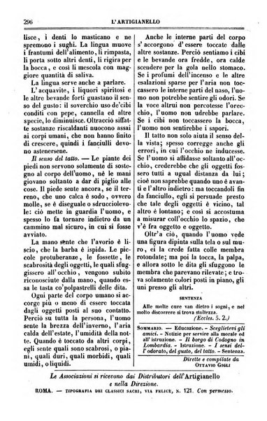 L'artigianello letture morali, religiose ed istruttive per servire alle scuole notturne di religione e alle famiglie