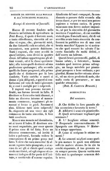 L'artigianello letture morali, religiose ed istruttive per servire alle scuole notturne di religione e alle famiglie