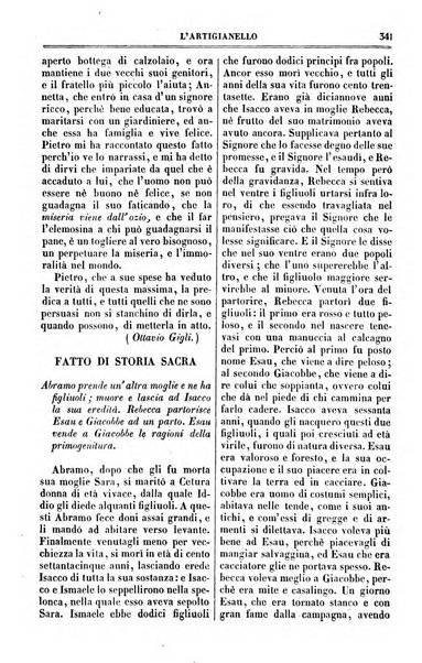 L'artigianello letture morali, religiose ed istruttive per servire alle scuole notturne di religione e alle famiglie