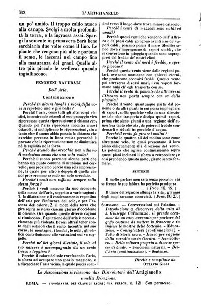 L'artigianello letture morali, religiose ed istruttive per servire alle scuole notturne di religione e alle famiglie