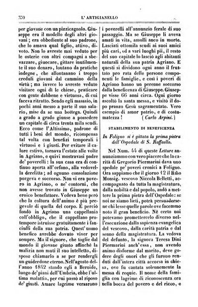 L'artigianello letture morali, religiose ed istruttive per servire alle scuole notturne di religione e alle famiglie