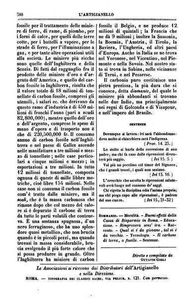 L'artigianello letture morali, religiose ed istruttive per servire alle scuole notturne di religione e alle famiglie