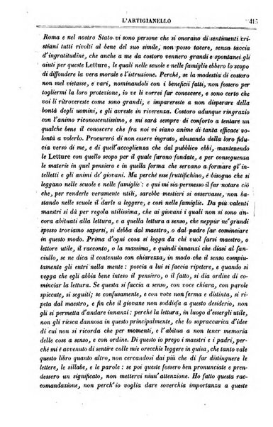 L'artigianello letture morali, religiose ed istruttive per servire alle scuole notturne di religione e alle famiglie