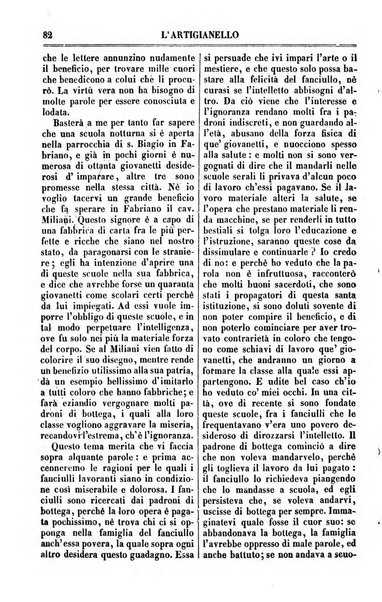 L'artigianello letture morali, religiose ed istruttive per servire alle scuole notturne di religione e alle famiglie