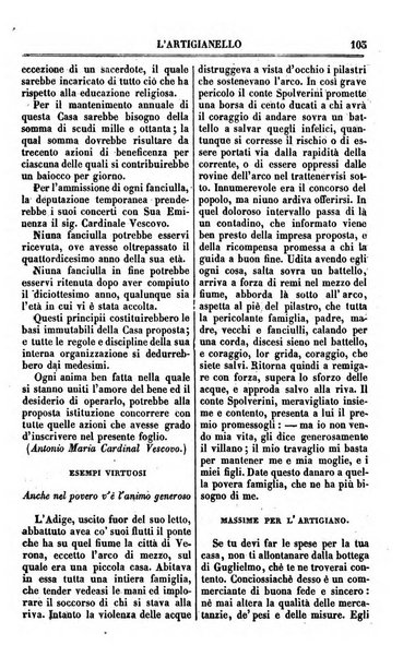 L'artigianello letture morali, religiose ed istruttive per servire alle scuole notturne di religione e alle famiglie