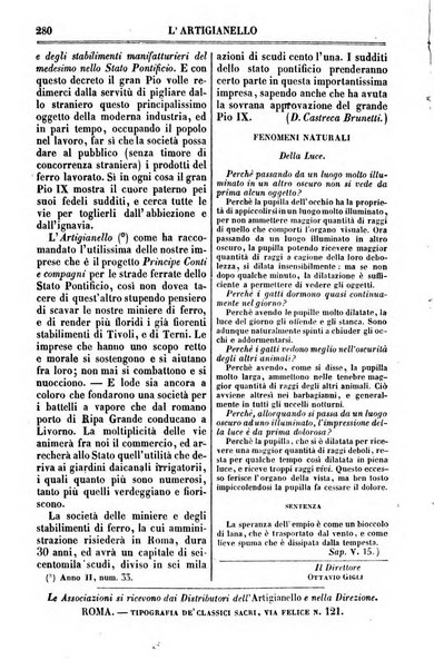 L'artigianello letture morali, religiose ed istruttive per servire alle scuole notturne di religione e alle famiglie