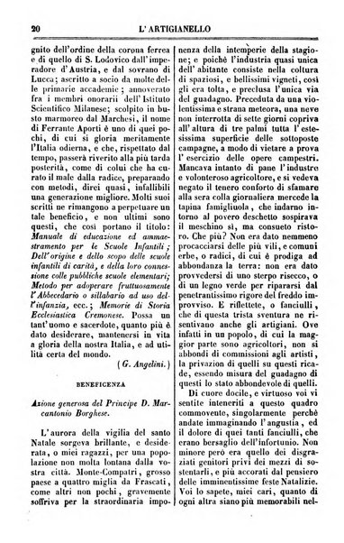 L'artigianello letture morali, religiose ed istruttive per servire alle scuole notturne di religione e alle famiglie