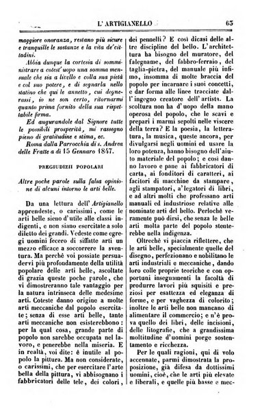 L'artigianello letture morali, religiose ed istruttive per servire alle scuole notturne di religione e alle famiglie