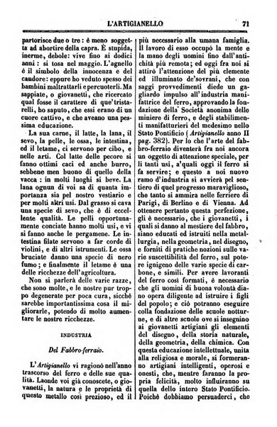 L'artigianello letture morali, religiose ed istruttive per servire alle scuole notturne di religione e alle famiglie