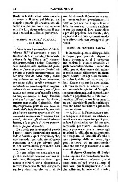 L'artigianello letture morali, religiose ed istruttive per servire alle scuole notturne di religione e alle famiglie