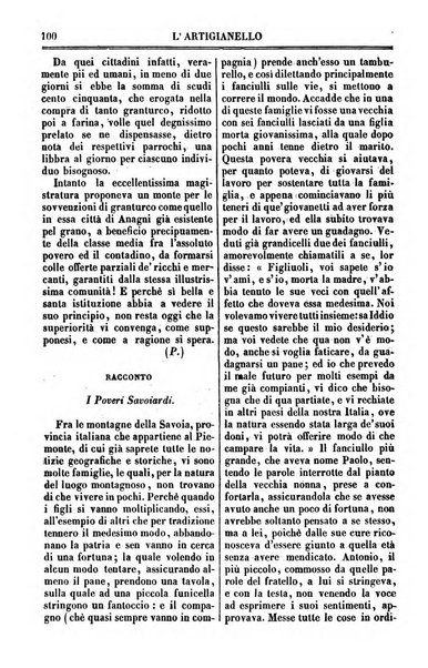 L'artigianello letture morali, religiose ed istruttive per servire alle scuole notturne di religione e alle famiglie