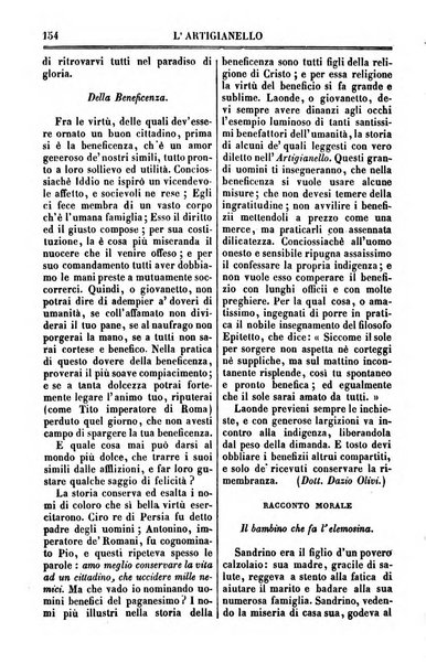 L'artigianello letture morali, religiose ed istruttive per servire alle scuole notturne di religione e alle famiglie