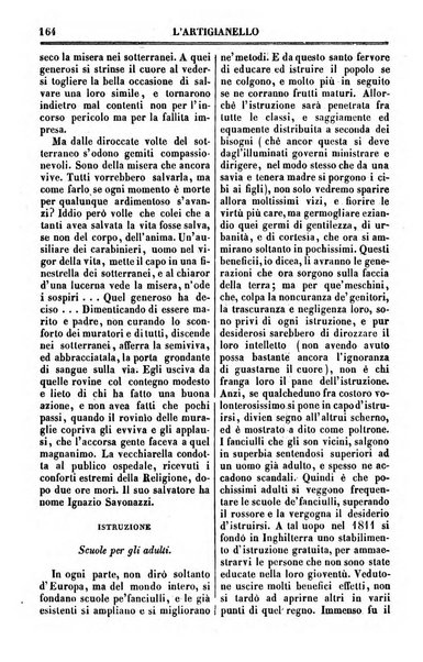 L'artigianello letture morali, religiose ed istruttive per servire alle scuole notturne di religione e alle famiglie