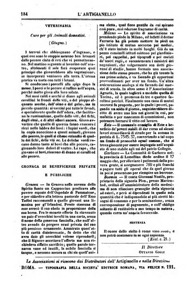 L'artigianello letture morali, religiose ed istruttive per servire alle scuole notturne di religione e alle famiglie