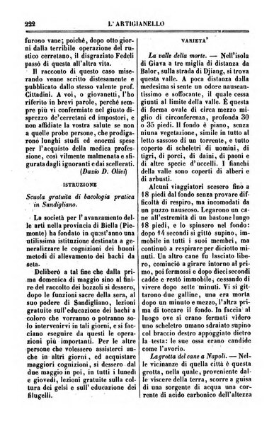 L'artigianello letture morali, religiose ed istruttive per servire alle scuole notturne di religione e alle famiglie