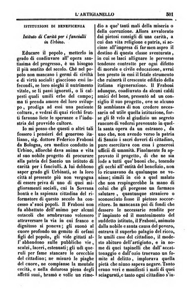 L'artigianello letture morali, religiose ed istruttive per servire alle scuole notturne di religione e alle famiglie