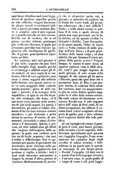 L'artigianello letture morali, religiose ed istruttive per servire alle scuole notturne di religione e alle famiglie