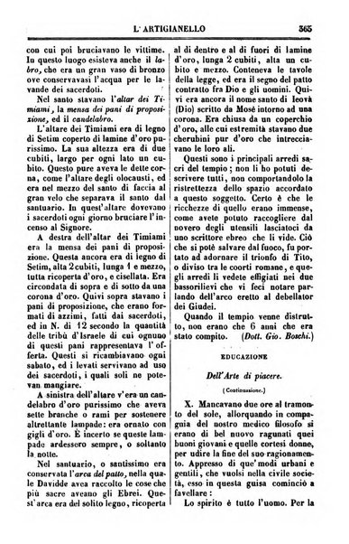 L'artigianello letture morali, religiose ed istruttive per servire alle scuole notturne di religione e alle famiglie