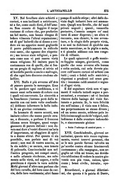 L'artigianello letture morali, religiose ed istruttive per servire alle scuole notturne di religione e alle famiglie