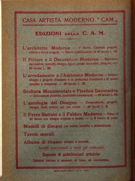 L'artista moderno giornale d'arte applicata