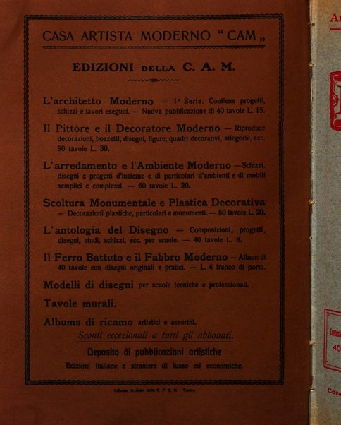 L'artista moderno giornale d'arte applicata