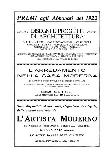 L'artista moderno giornale d'arte applicata