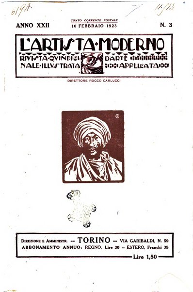L'artista moderno giornale d'arte applicata