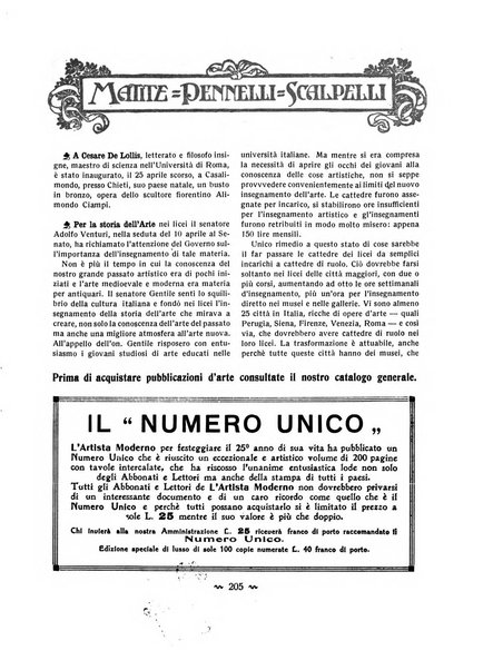 L'artista moderno giornale d'arte applicata