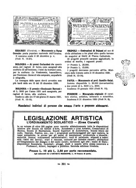 L'artista moderno giornale d'arte applicata