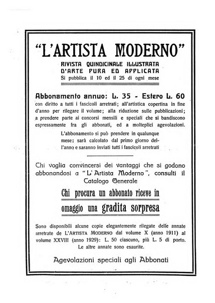 L'artista moderno giornale d'arte applicata