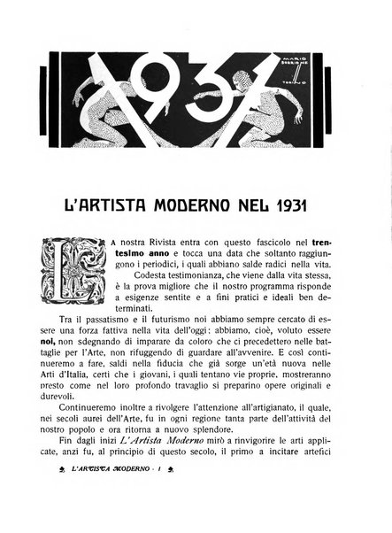 L'artista moderno giornale d'arte applicata