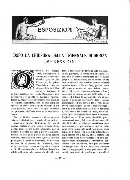 L'artista moderno giornale d'arte applicata