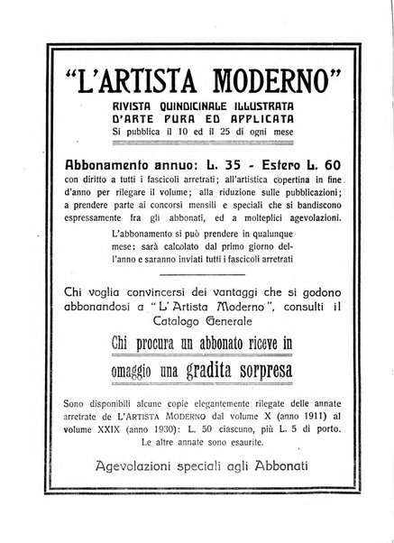 L'artista moderno giornale d'arte applicata