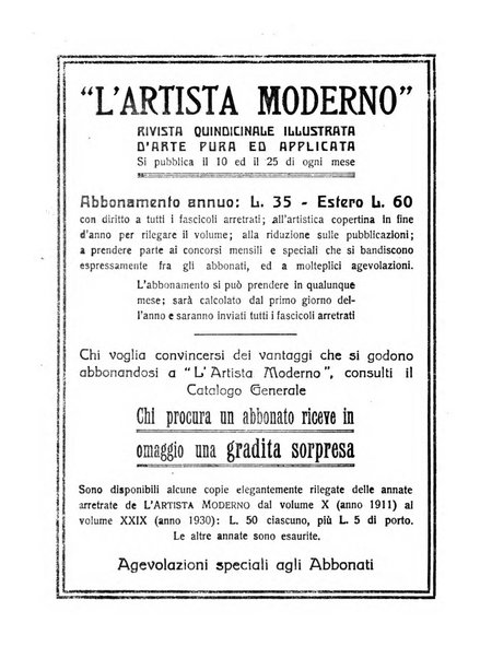 L'artista moderno giornale d'arte applicata