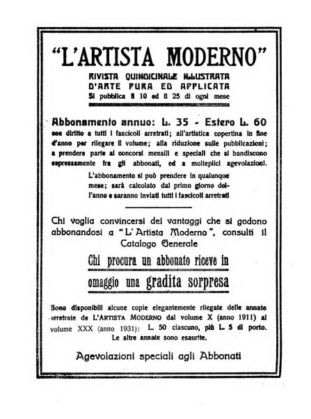 L'artista moderno giornale d'arte applicata