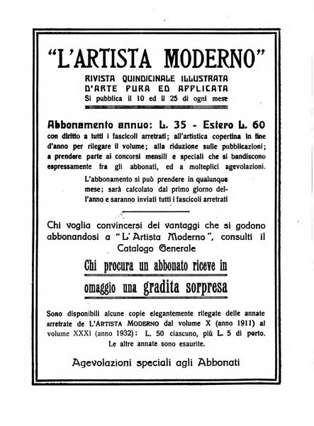 L'artista moderno giornale d'arte applicata