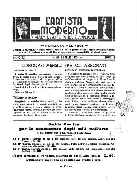 L'artista moderno giornale d'arte applicata