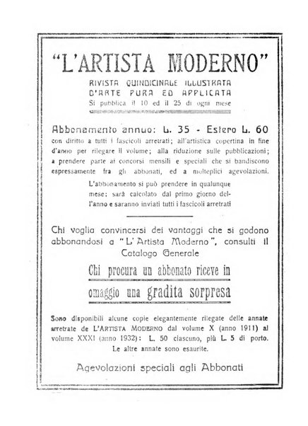 L'artista moderno giornale d'arte applicata