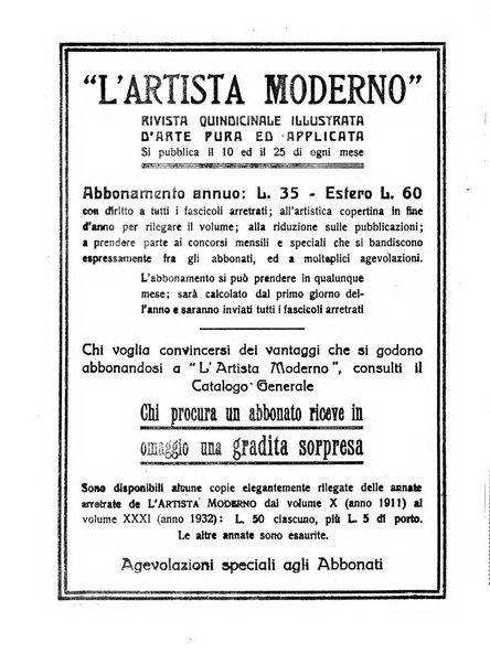 L'artista moderno giornale d'arte applicata