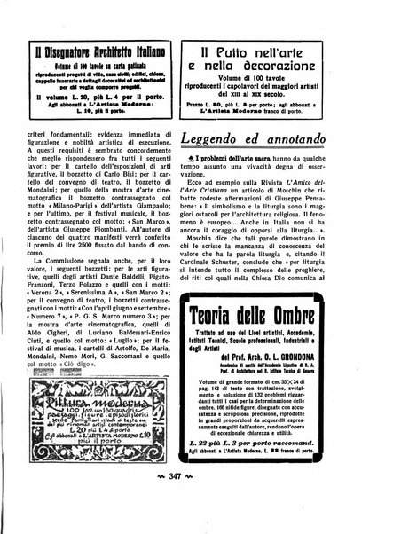 L'artista moderno giornale d'arte applicata