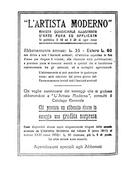 L'artista moderno giornale d'arte applicata