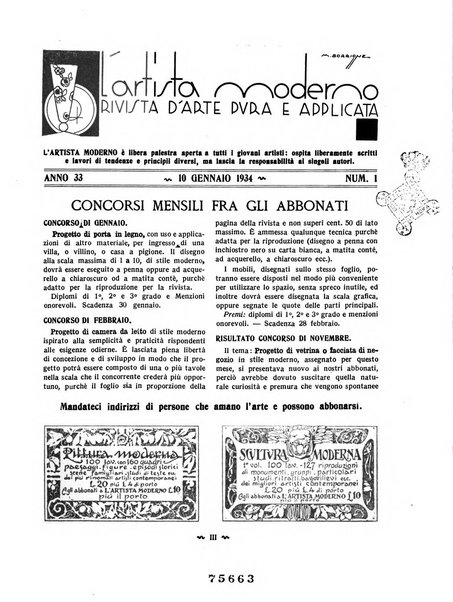 L'artista moderno giornale d'arte applicata