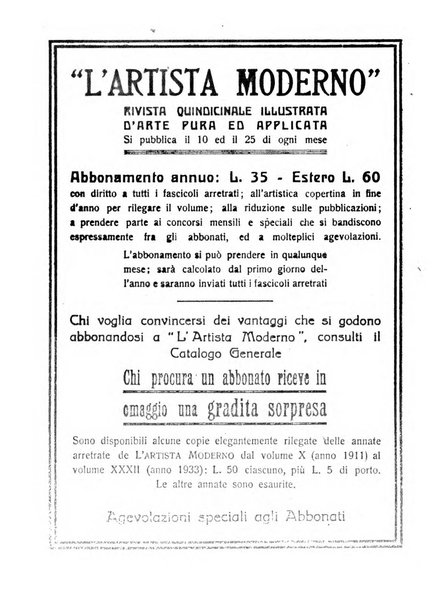 L'artista moderno giornale d'arte applicata