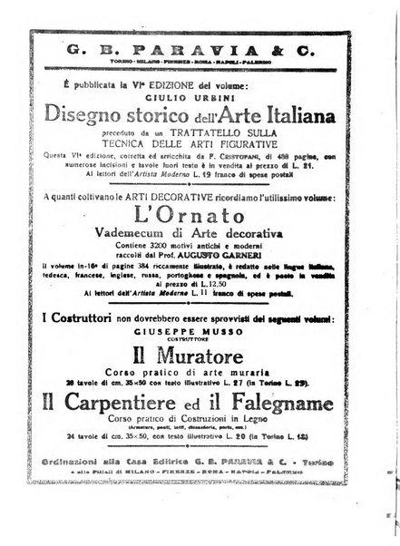 L'artista moderno giornale d'arte applicata