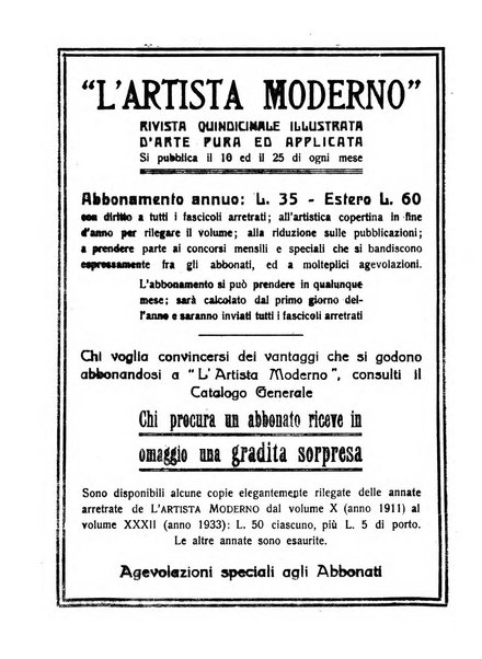 L'artista moderno giornale d'arte applicata