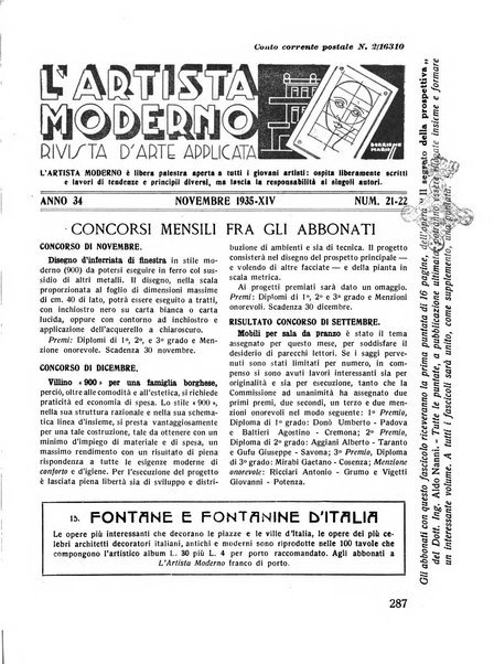 L'artista moderno giornale d'arte applicata