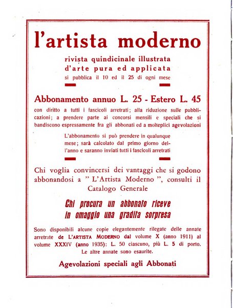 L'artista moderno giornale d'arte applicata